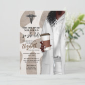 ホワイトコートメディカルスクール卒業招待状 招待状 (スタンド正面)