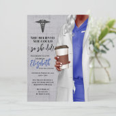 ホワイトコートメディカルスクール卒業招待状 招待状 (スタンド正面)