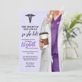 ホワイトコートメディカルスクール卒業招待状 招待状 (スタンド正面)