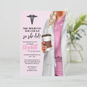 ホワイトコートメディカルスクール卒業招待状 招待状 (スタンド正面)