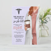 ホワイトコートメディカルスクール卒業招待状 招待状 (スタンド正面)