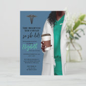 ホワイトコートメディカルスクール卒業招待状 招待状 (スタンド正面)