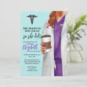 ホワイトコートメディカルスクール卒業招待状 招待状 (スタンド正面)