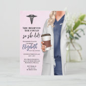 ホワイトコートメディカルスクール卒業招待状 招待状 (スタンド正面)