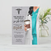 ホワイトコートメディカルスクール卒業招待状 招待状 (スタンド正面)