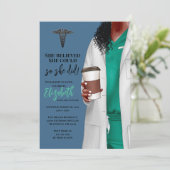 ホワイトコートメディカルスクール卒業招待状 招待状 (スタンド正面)