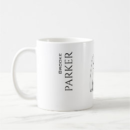 ホワイトコート式おめでとうさん コーヒーマグカップ