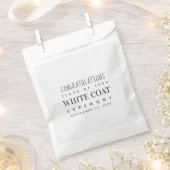 ホワイトコート式おめでとうのクラス20XX フェイバーバッグ (クリップ留めされた状態)