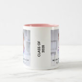 ホワイトコート式の写真名日付 ツートーンマグカップ (中央)