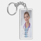 ホワイトコート式の写真 キーホルダー (正面左)