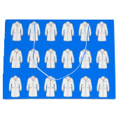 ホワイトコート式の医師 ラージペーパーバッグ (正面)