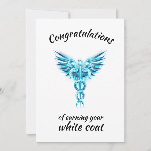 ホワイトコート式クリスタルメディカル 招待状 (正面)