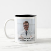 ホワイトコート式メディカルフォト名(年) ツートーンマグカップ (左)