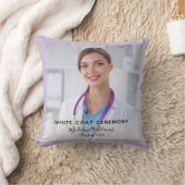 ホワイトコート式写真オーナメント クッション (ブランケット)