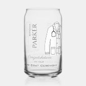 ホワイトコート式医師おめでとう ガラス缶 (裏面)