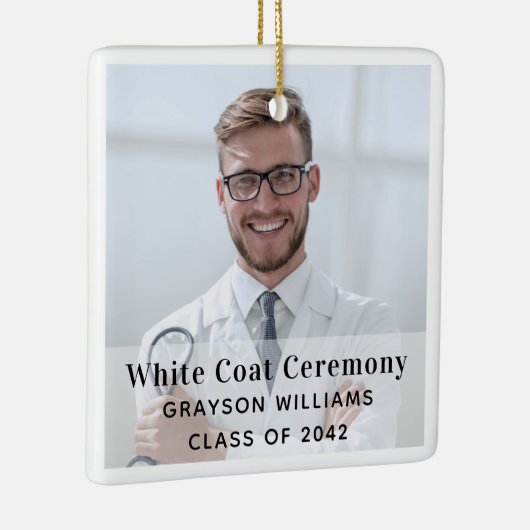 ホワイトコート式医療写真オーナメント セラミックオーナメント (右)