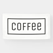 ホワイトコーヒーオープン標識 横断幕 (横)