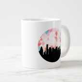 ホワイトコーヒーマグ(20オンス)大型セラミックコーヒーマグ ジャンボコーヒーマグカップ (正面右)