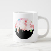 ホワイトコーヒーマグ(20オンス)大型セラミックコーヒーマグ ジャンボコーヒーマグカップ (右)