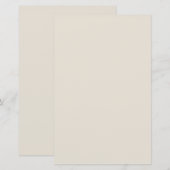ホワイトコーヒ無地のー色 (正面/裏面)