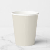 ホワイトコーヒ無地のー色 紙コップ (右)