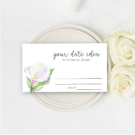 ホワイトコーラ - デートの夜のアイデア \ デートジャーボックス エンクロージャーカード