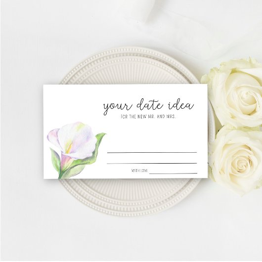 ホワイトコーラ - デートの夜のアイデア \ デートジャーボトル エンクロージャーカード