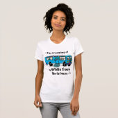 ホワイトゴミのクリスマス Tシャツ (正面フル)