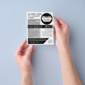 ホワイトゴミのスキップ、スキップ/ダンプスター会社 チラシ (手)