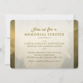 ホワイトゴールデンバラ追悼招待状 招待状 (裏面)