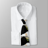 ホワイトゴールドのオランダカイウ ネクタイ (タイ)