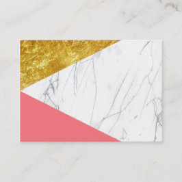 ホワイトゴールドのサケの大理石 名刺