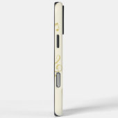 ホワイトゴールドの音符 Case-Mate iPhoneケース (裏面 / 右)