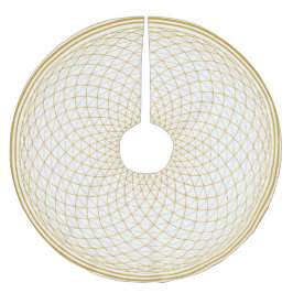 ホワイトゴールドクラウンチャクラマンダラ ブラッシュドポリエステルツリースカート