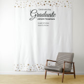 ホワイトゴールドクラス フォト 卒業式 背景 タペストリー (インサイチュ)