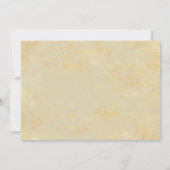 ホワイトゴールド大理石 招待状 (裏面)