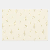 ホワイトゴールド グラム ギツギツ バースデー ラッピングペーパーシート (正面3)