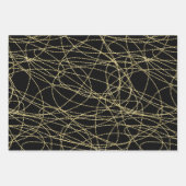 ホワイトゴールド グラム グリッツィー 誕生日 ラッピングペーパーシート (正面2)