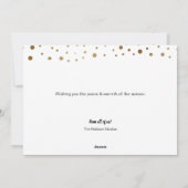 ホワイトゴールド ハッピーホリデー 企業 クリスマス (裏面)