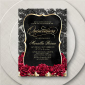 ホワイトゴールド ブラック キンセアニエラ 招待状