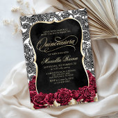 ホワイトゴールド ブラック キンセアニエラ 招待状