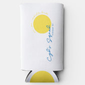 ホワイトサイズスクワッドスリムクーラーボックス スリム缶クーラー (正面)