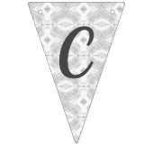 ホワイトサテフェイクン バンティングフラッグ (第1の旗)