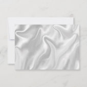 ホワイトサテンキルト結婚式招待状 招待状 (裏面)