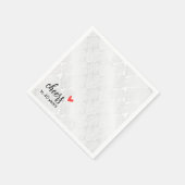 ホワイトサテンダマスク40周年 スタンダードカクテルナプキン (角)