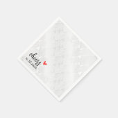 ホワイトサテンダマスク55周年記念 スタンダードカクテルナプキン (角)