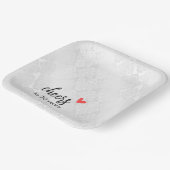 ホワイトサテンダマスク70周年記念 ペーパープレート (傾斜あり)