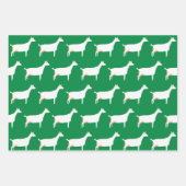 ホワイトサネン乳製品ヤギ ラッピングペーパーシート (正面2)