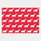 ホワイトサネン乳製品ヤギ ラッピングペーパーシート (正面)