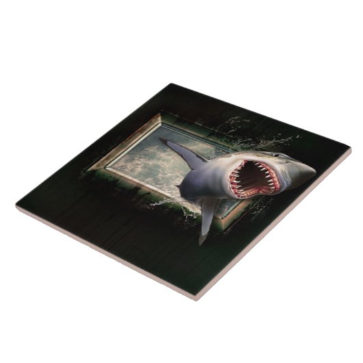 ホワイトサメ タイル (側面)